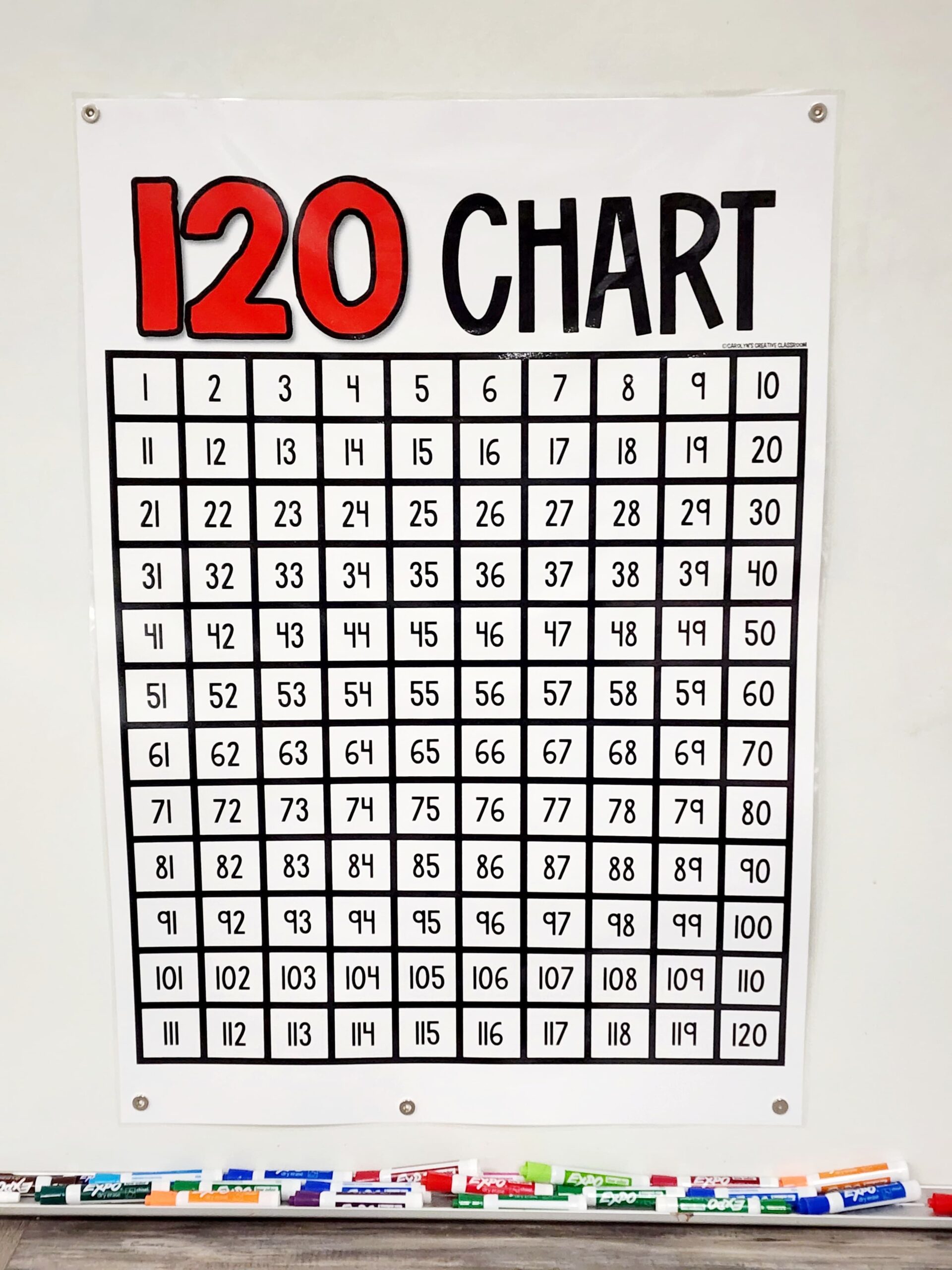 Free Printable Blank 120 Chart