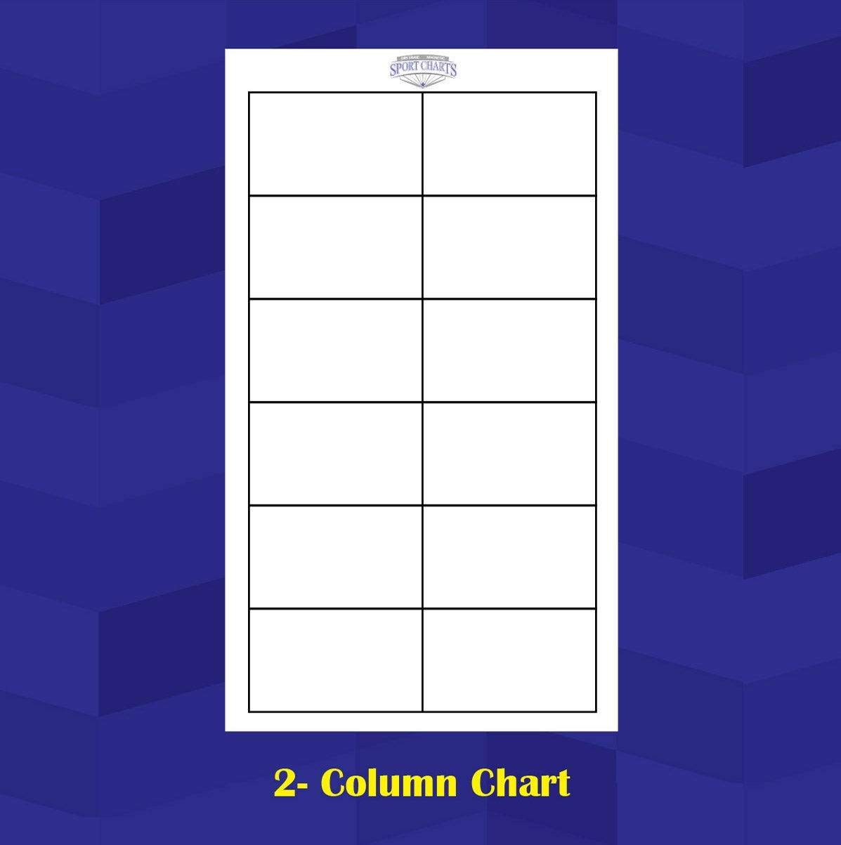 2 Column Chart static Cling ISport To GO
