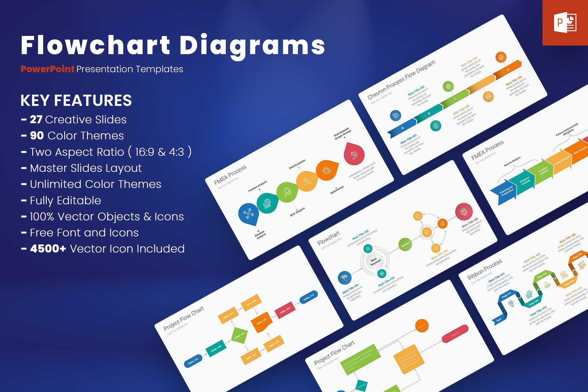 Powerpoint Templates Process Flow Chart