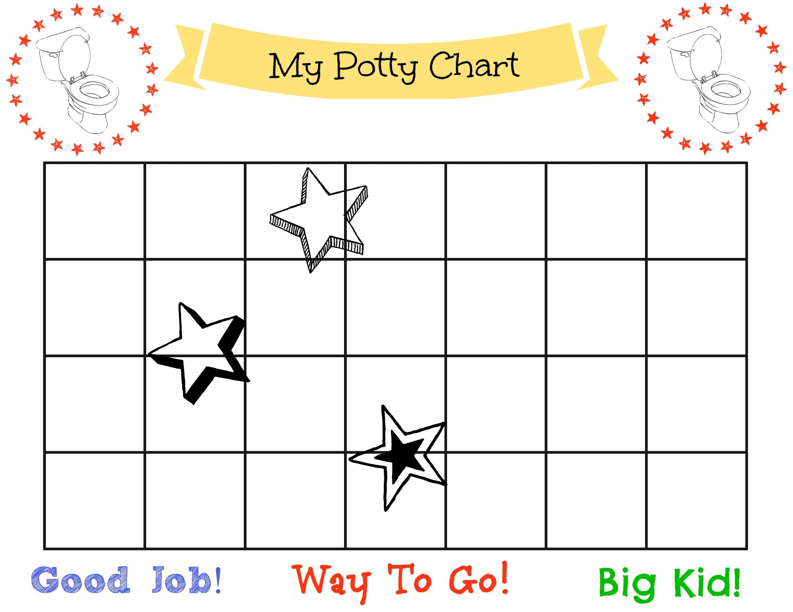 Free Printable Potty Training Chart