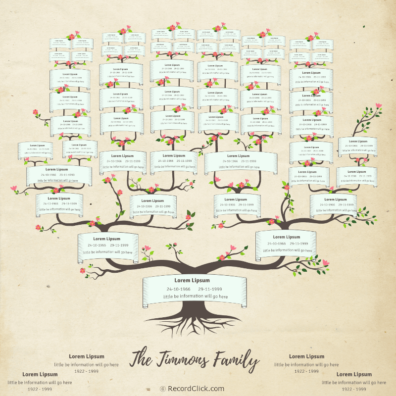 61 Free Family Tree Templates Printable Downloadable Editable Worksheets Library