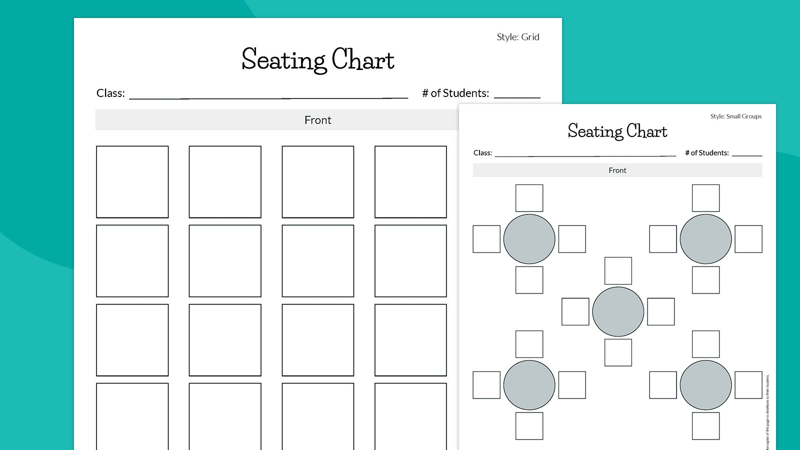 9 Classroom Seating Chart Arrangements Free Printable Bundle 