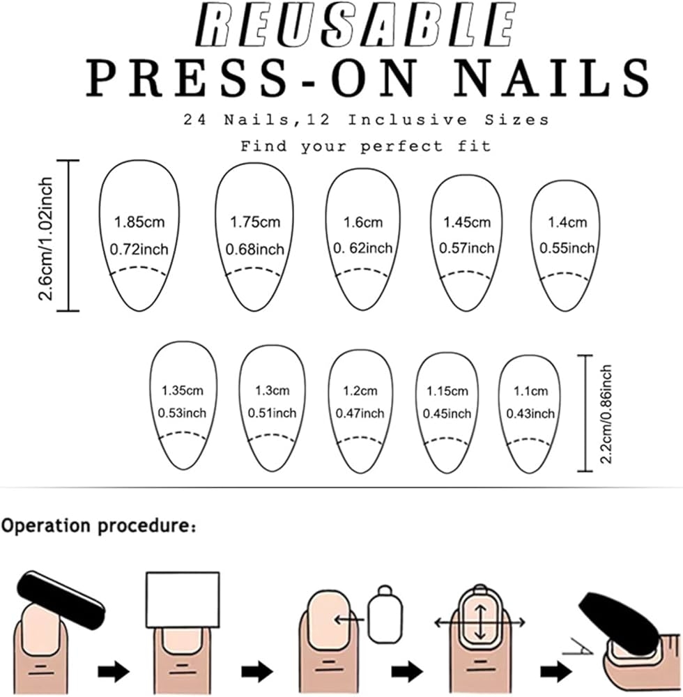 Amazon Leopard Print Gold Lines Press On Nails Black French Tip Glue On Nails Long Almond False Nails Glossy Acrylic Fake Nails For Women Girls DIY Nail Art Beauty U0026 Personal