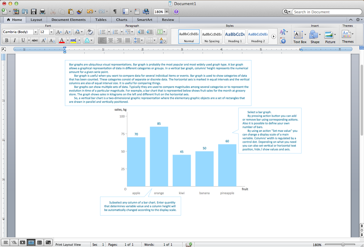 Bar Chart Template For Word Pie Chart Word Template Pie Chart Examples Chart Templates Graph Template