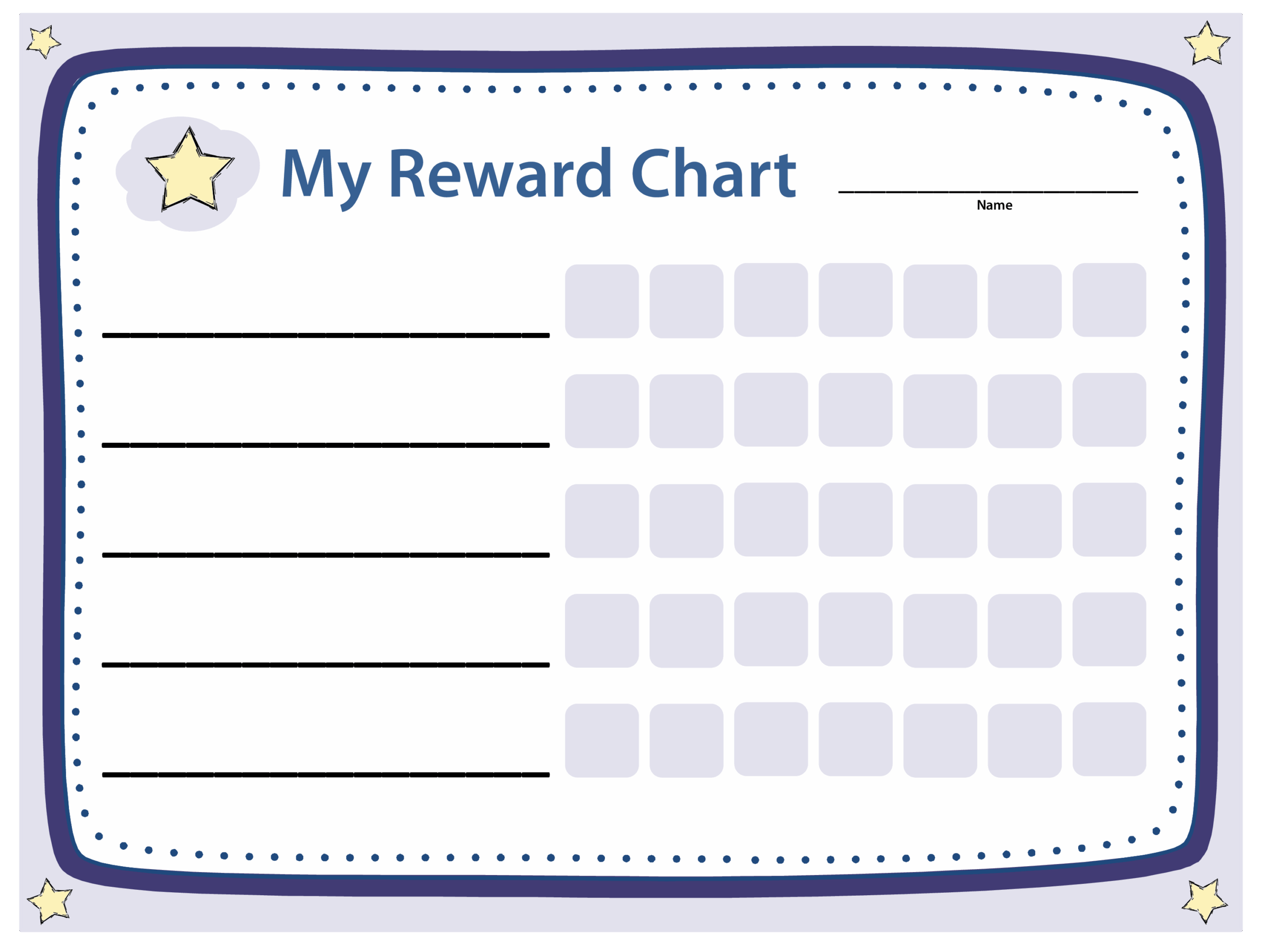 Printable Blank Chart Template