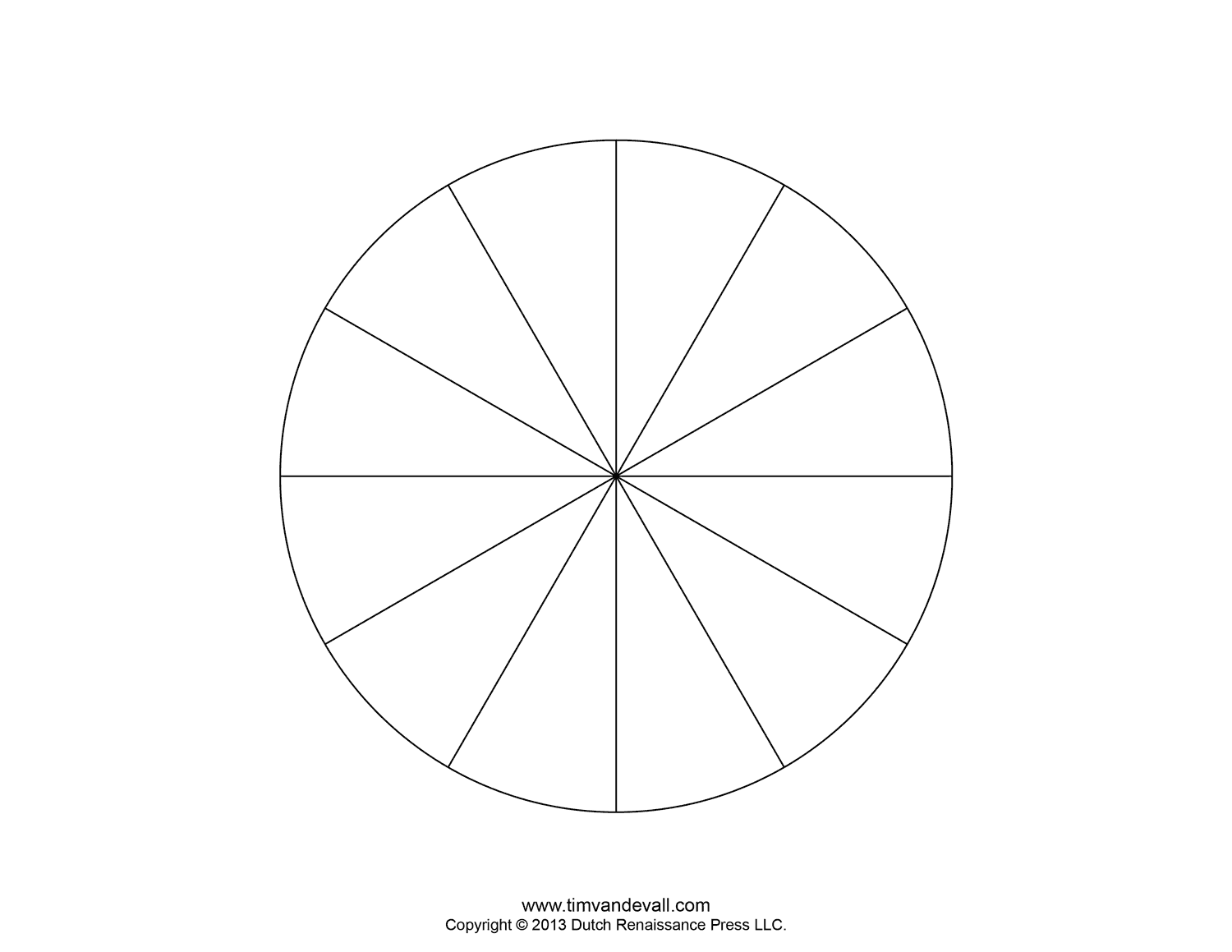 Pie Chart Diagram Template