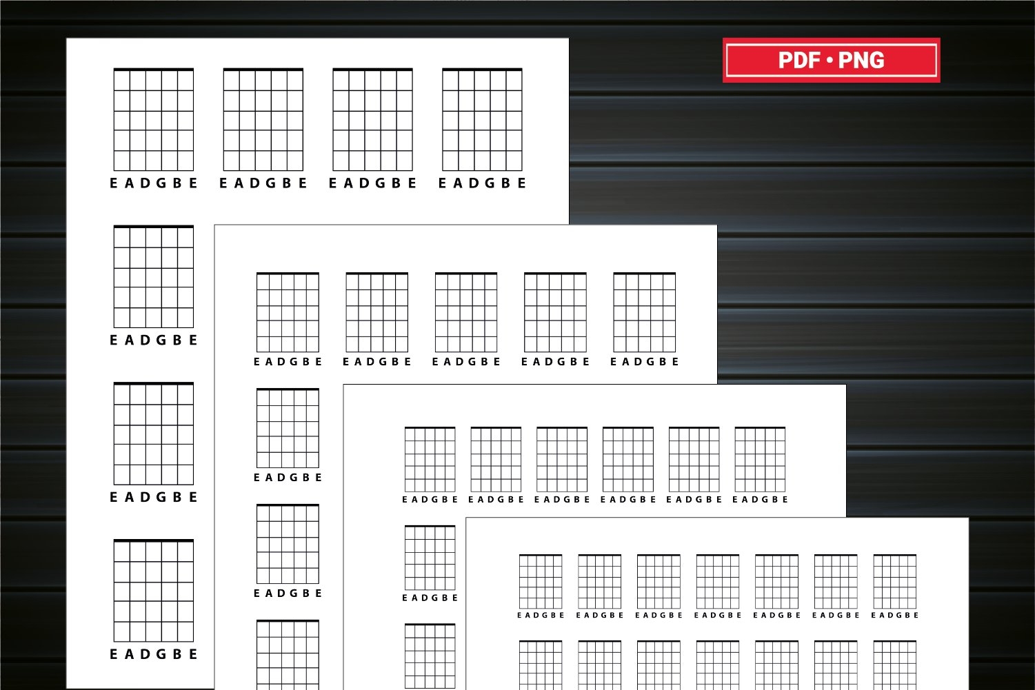 Free Printable Blank Guitar Chord Charts