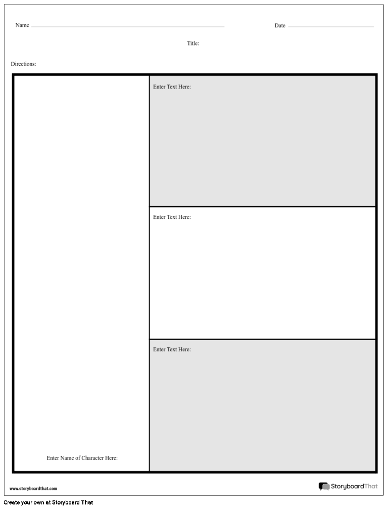Character Map Worksheets By Storyboard That