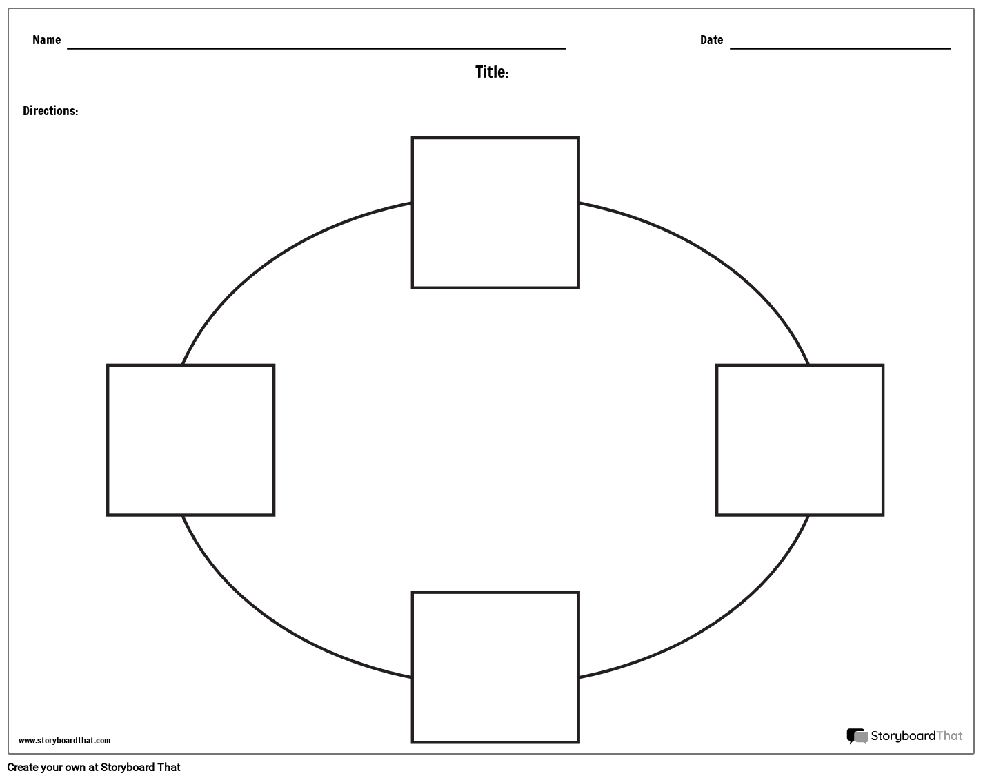 Circle Chart Maker U0026 Worksheets Storyboard That