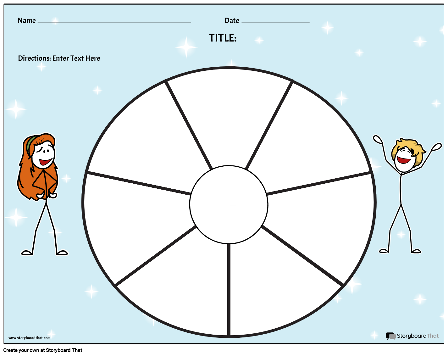 Circle Chart Maker U0026 Worksheets Storyboard That
