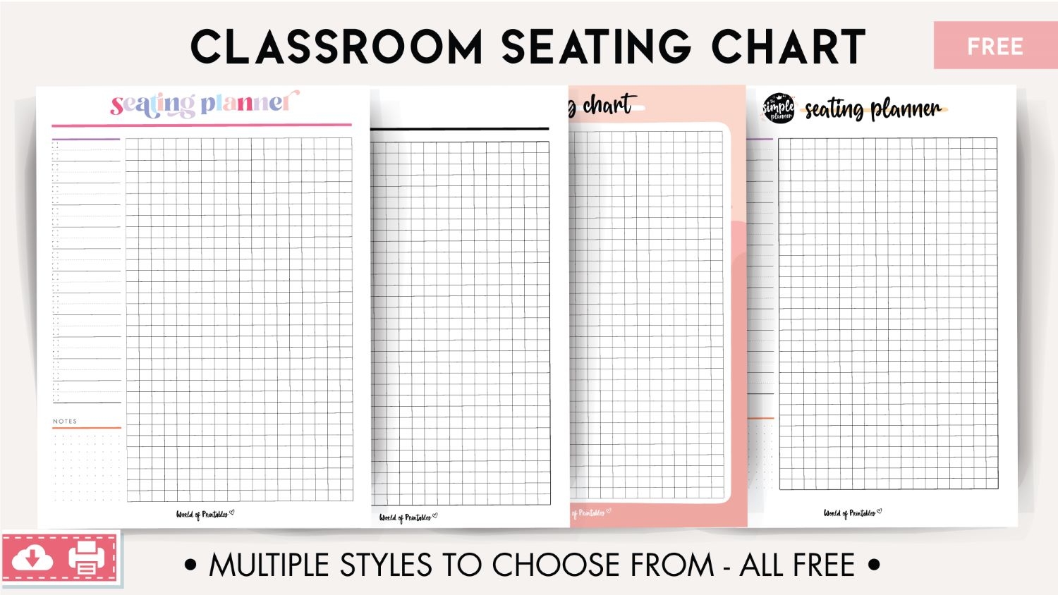 Classroom Seating Charts World Of Printables