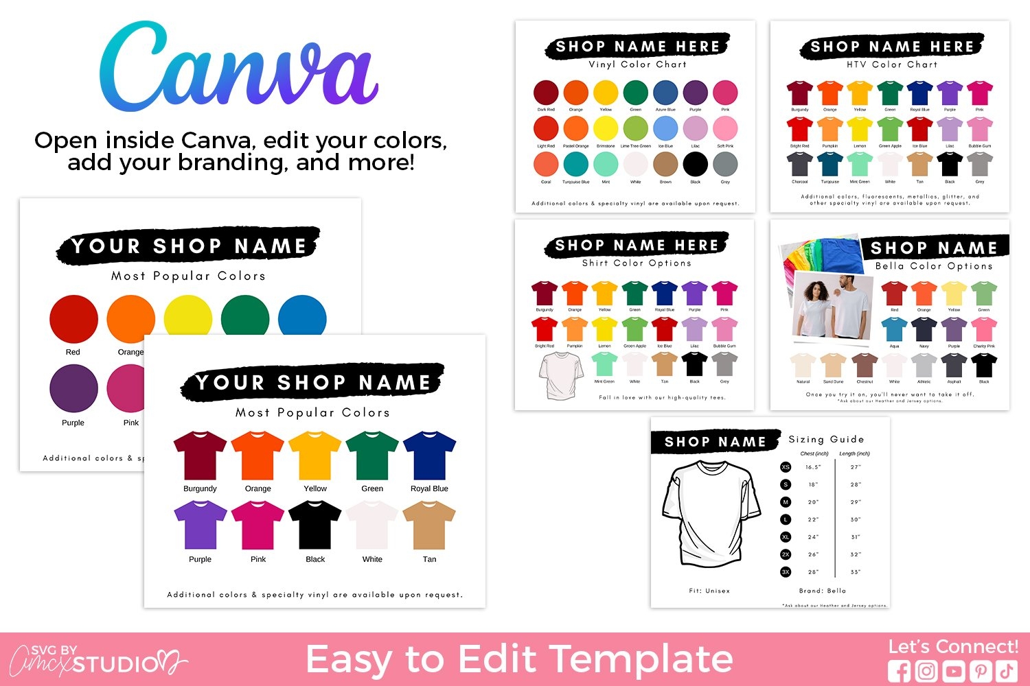 Color Chart Vinyl Color Chart Templates For Crafters