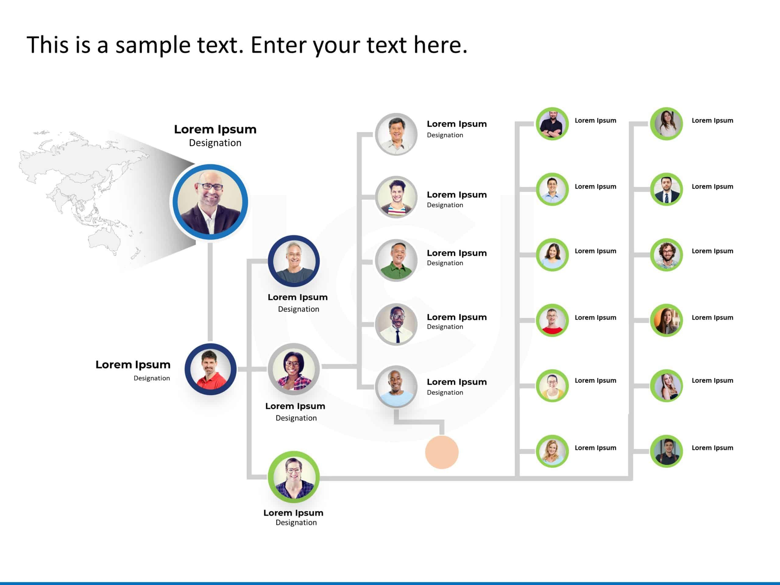 Company Org Chart PowerPoint Template