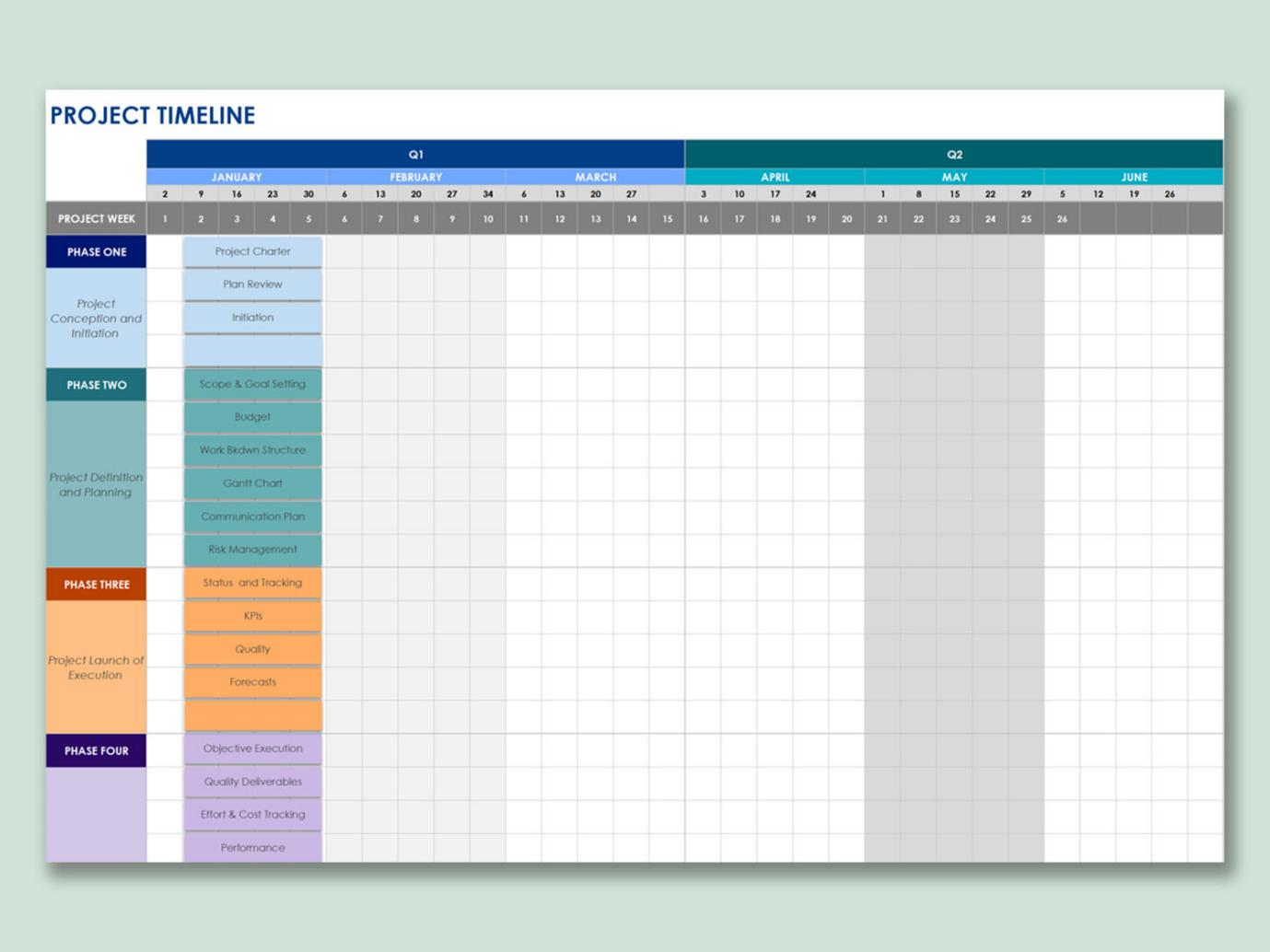 Download Free Milestone Template Excel WPS Office Academy