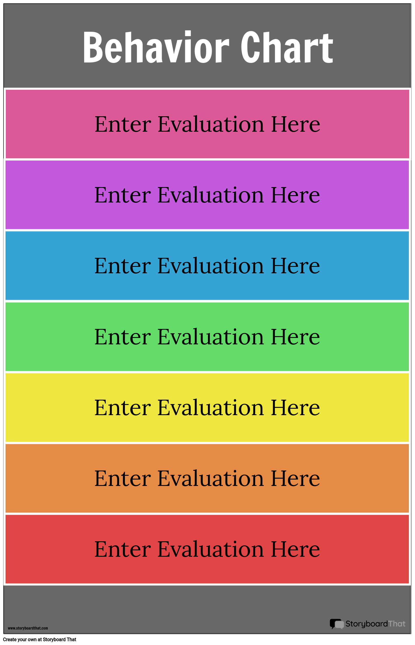 Free Behavior Charts Storyboard That Templates 2025 