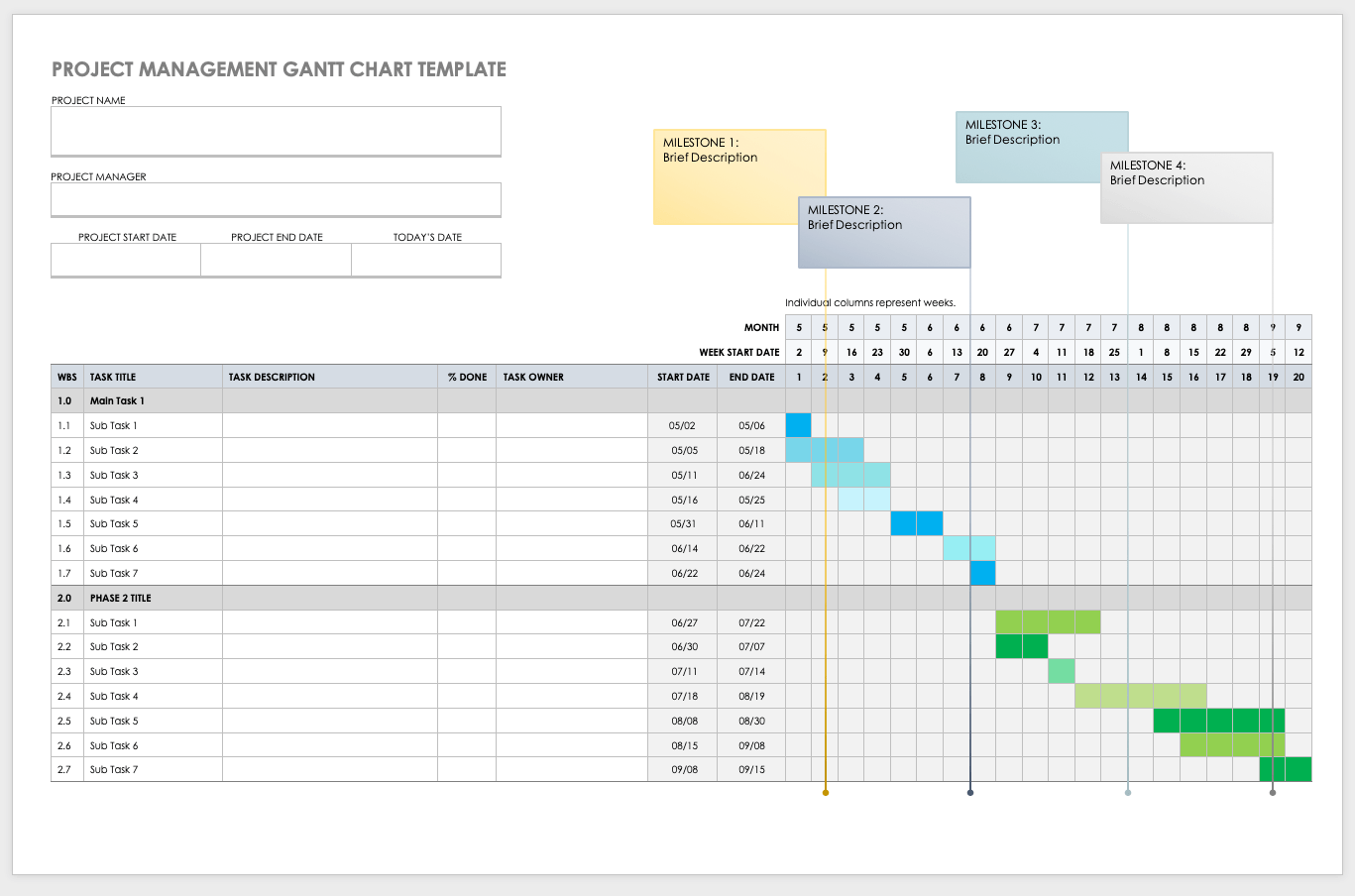 Chart Templates For Word