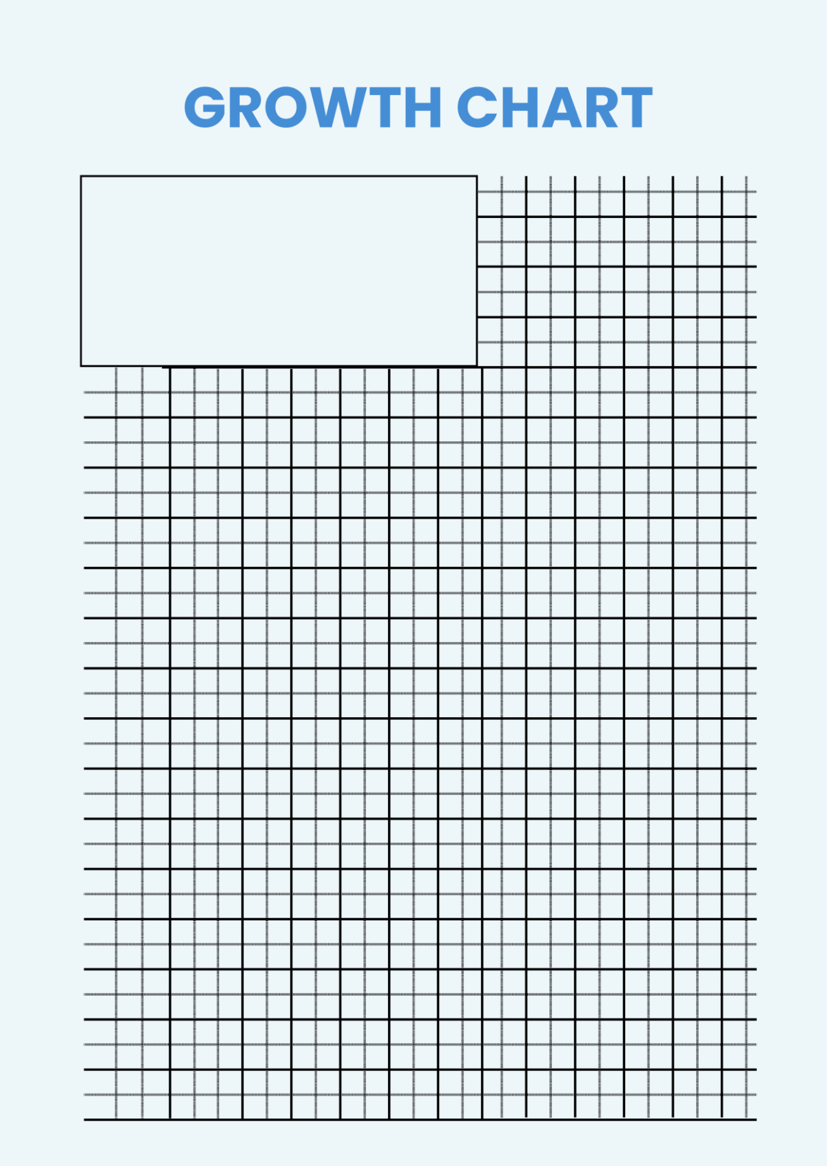 Growth Chart Template Printable