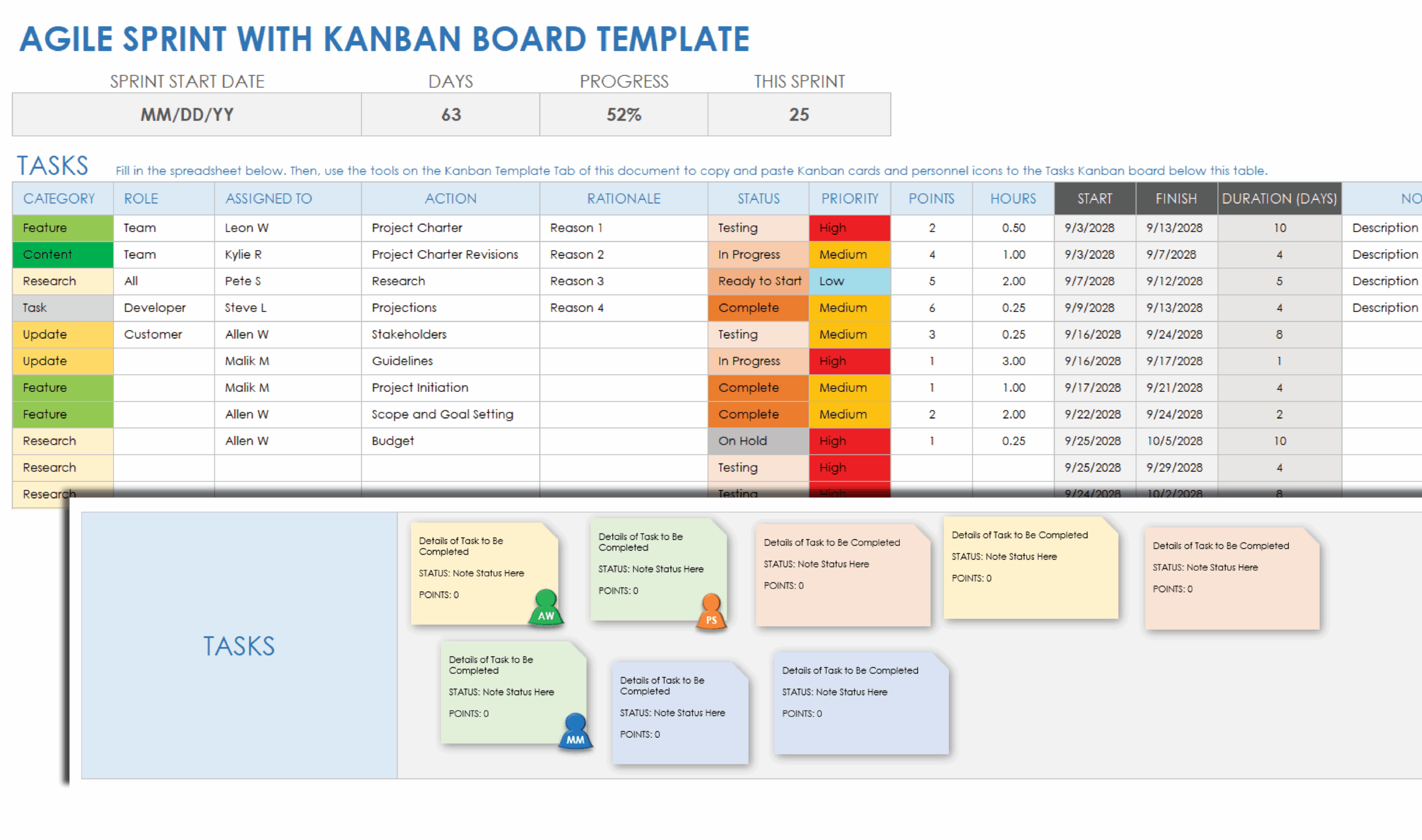 Free Kanban Board Templates Smartsheet