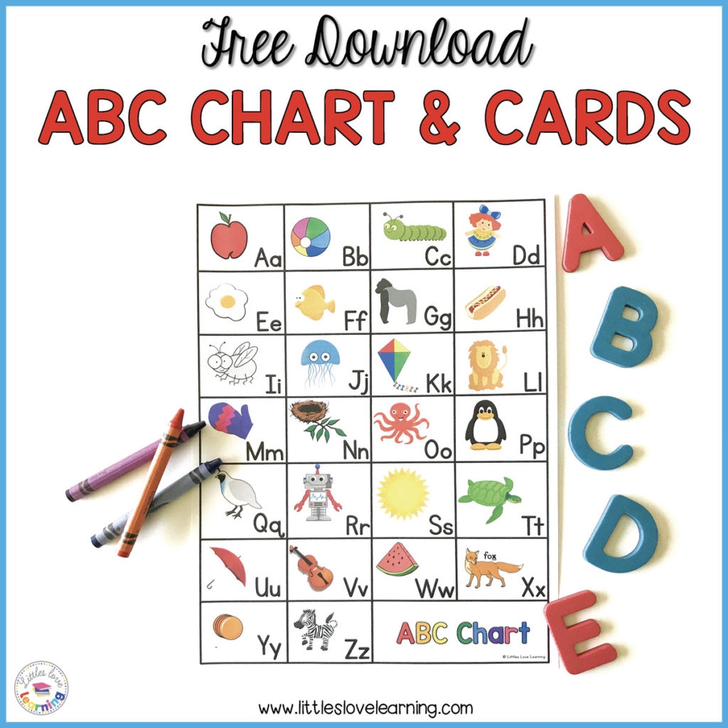 Free Alphabet Chart Printable