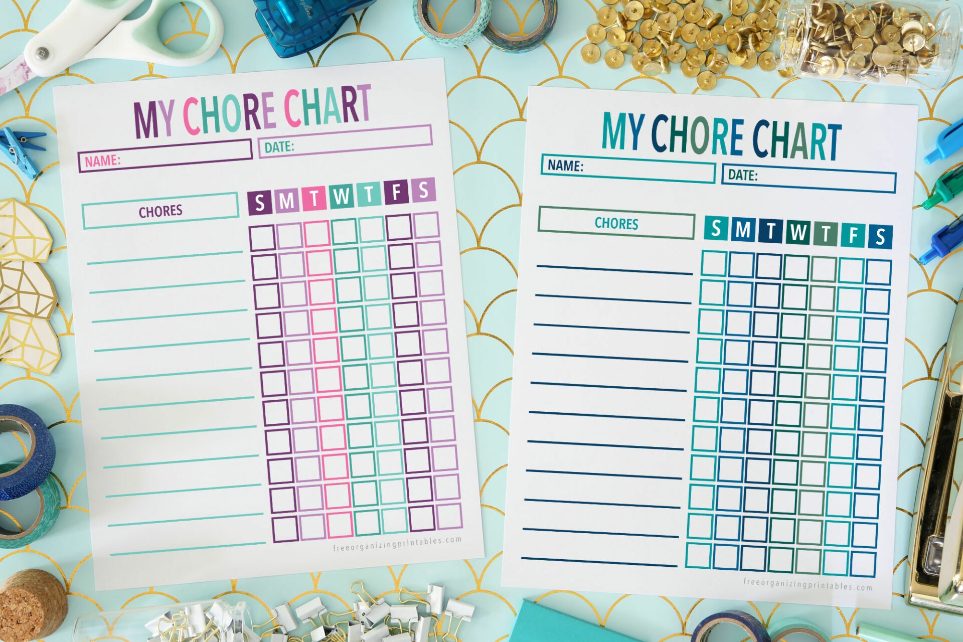 Free Printable Chores Chart