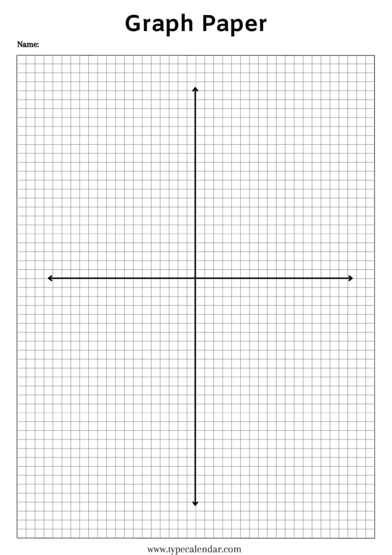 Free Printable Graph Paper Templates Excel Word PDF 8 5 X 11