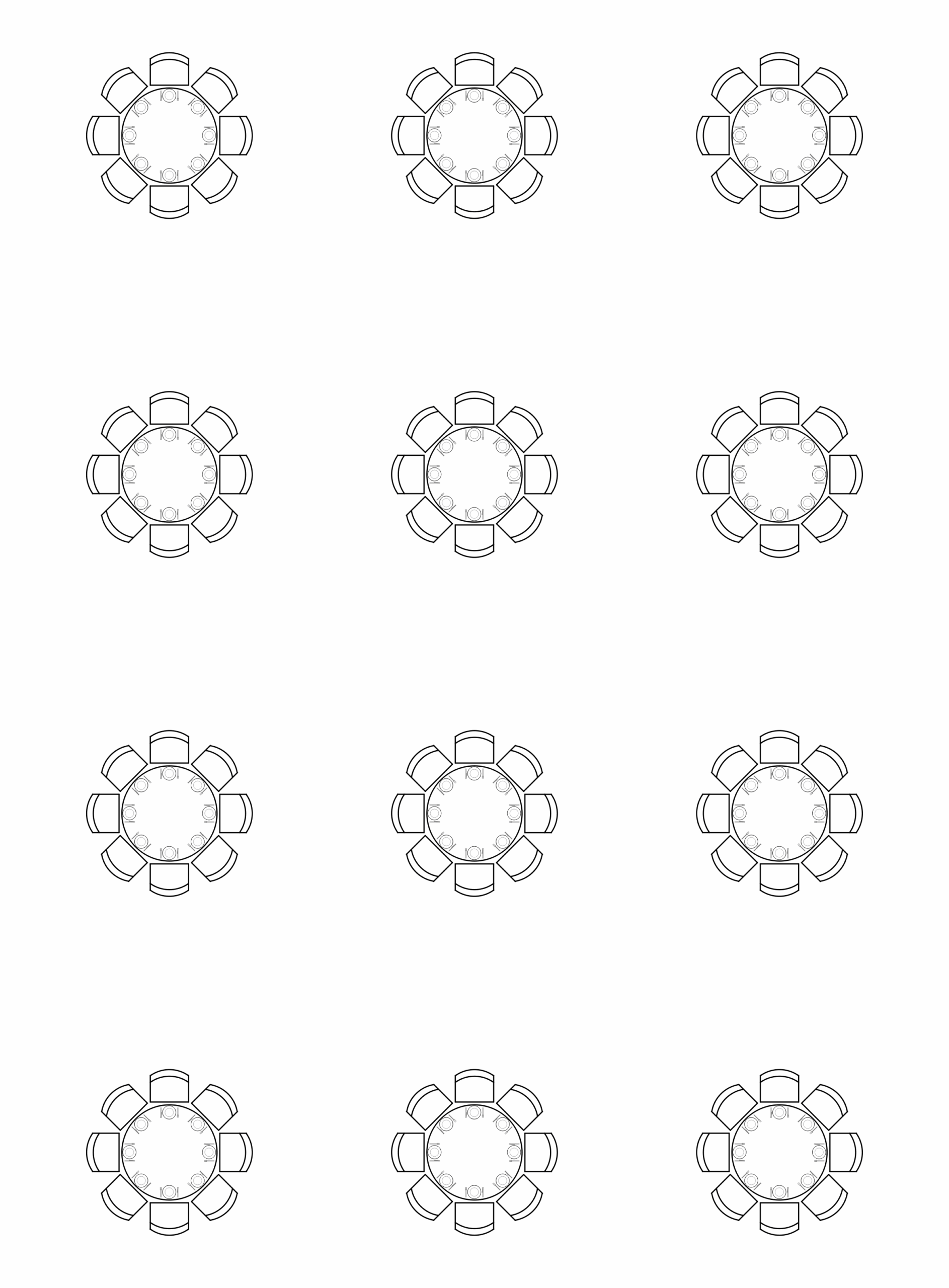 Free Table Seating Plan Templates