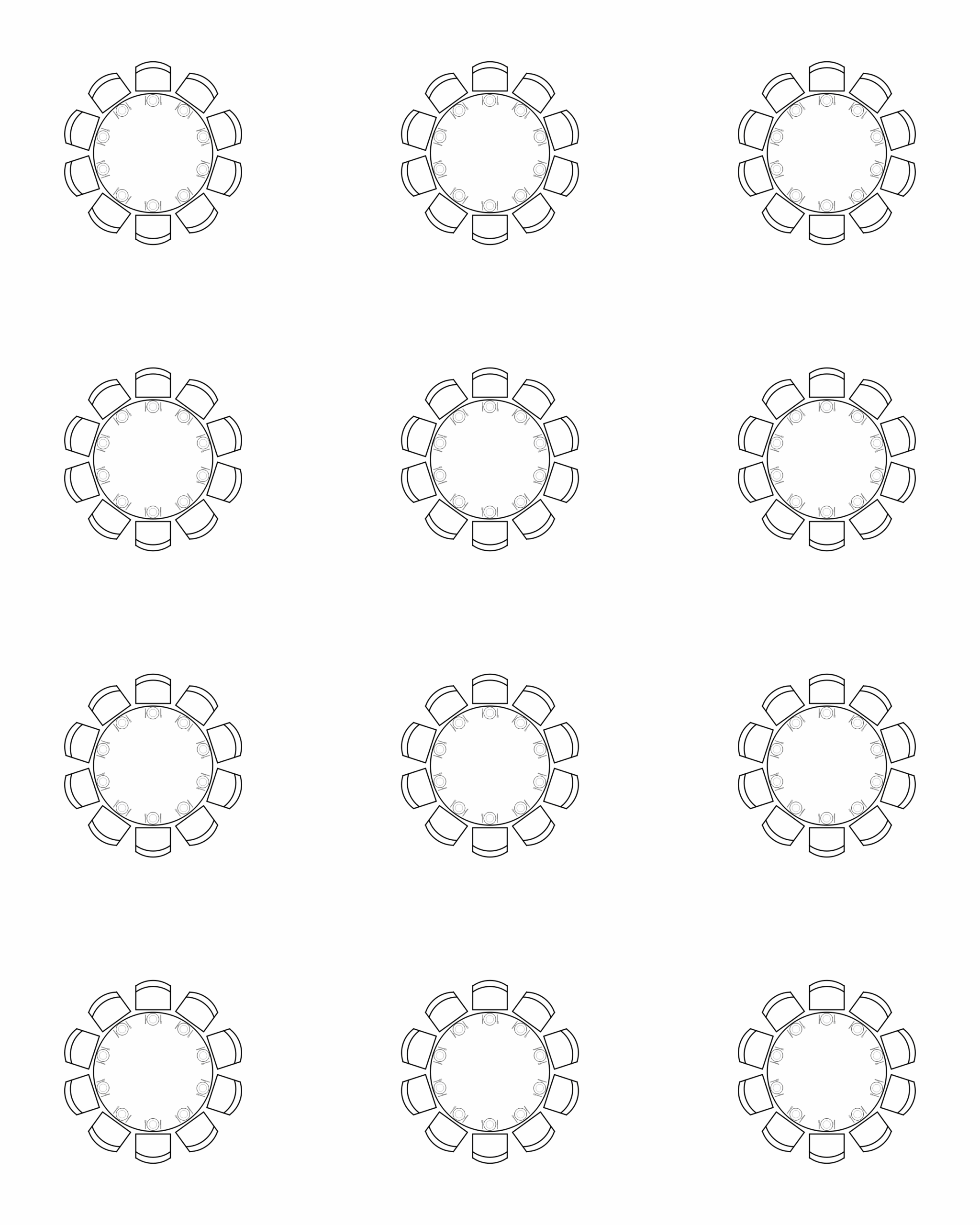 Free Table Seating Plan Templates