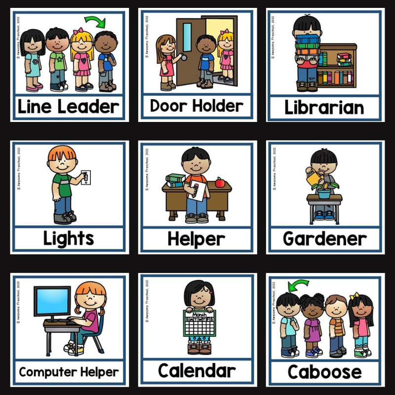 Fully Editable Classroom Jobs Job Chart Fun Classroom Decor Made By Teachers