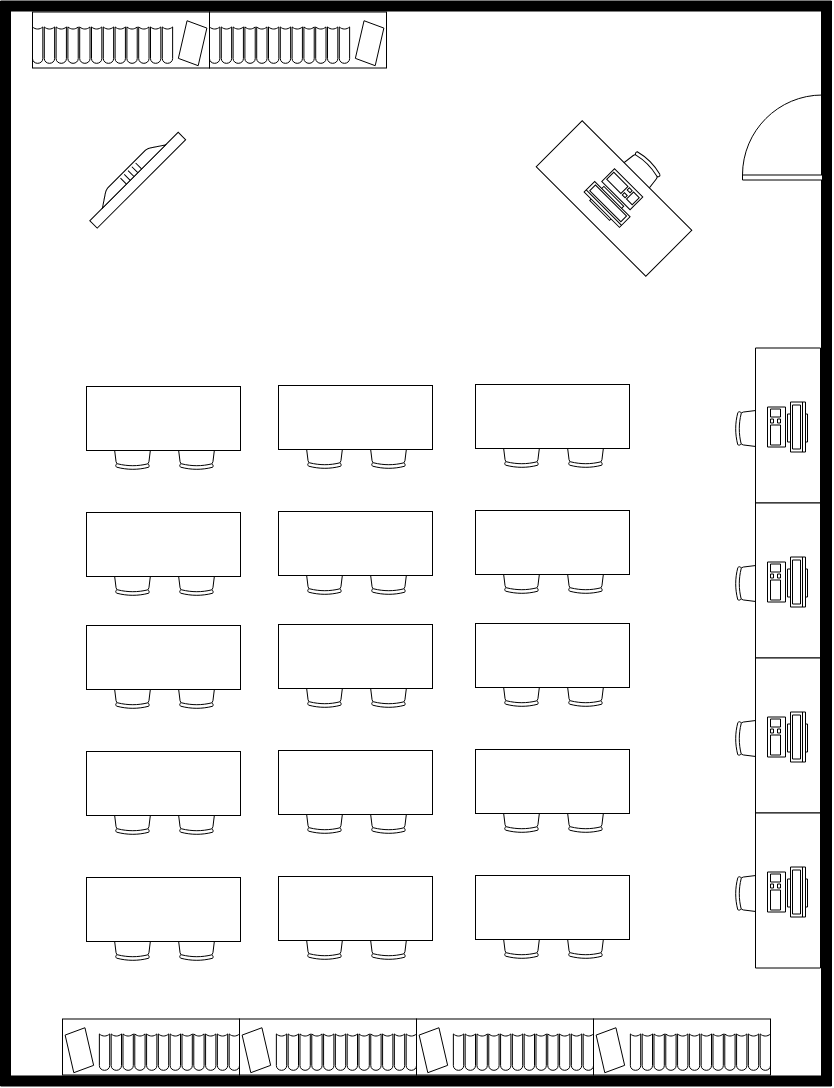Simple Seating Chart Flooe Plan Template
