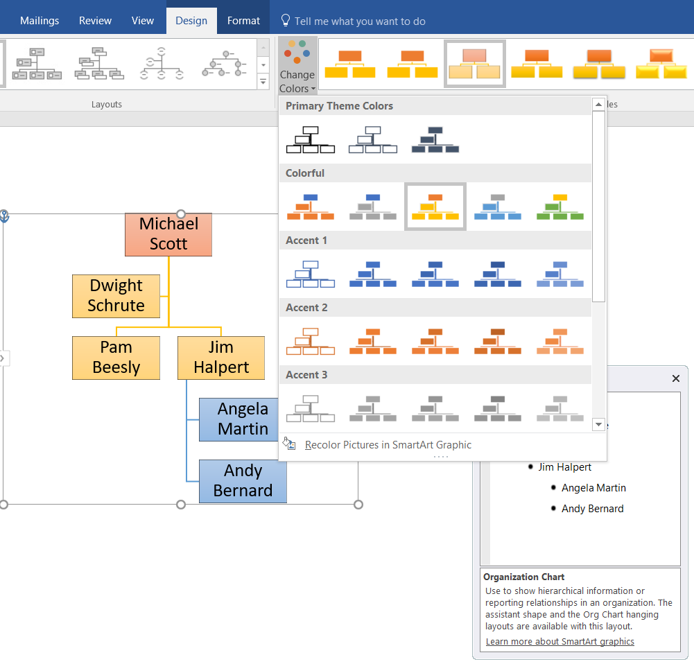How To Make An Org Chart In Word Lucidchart