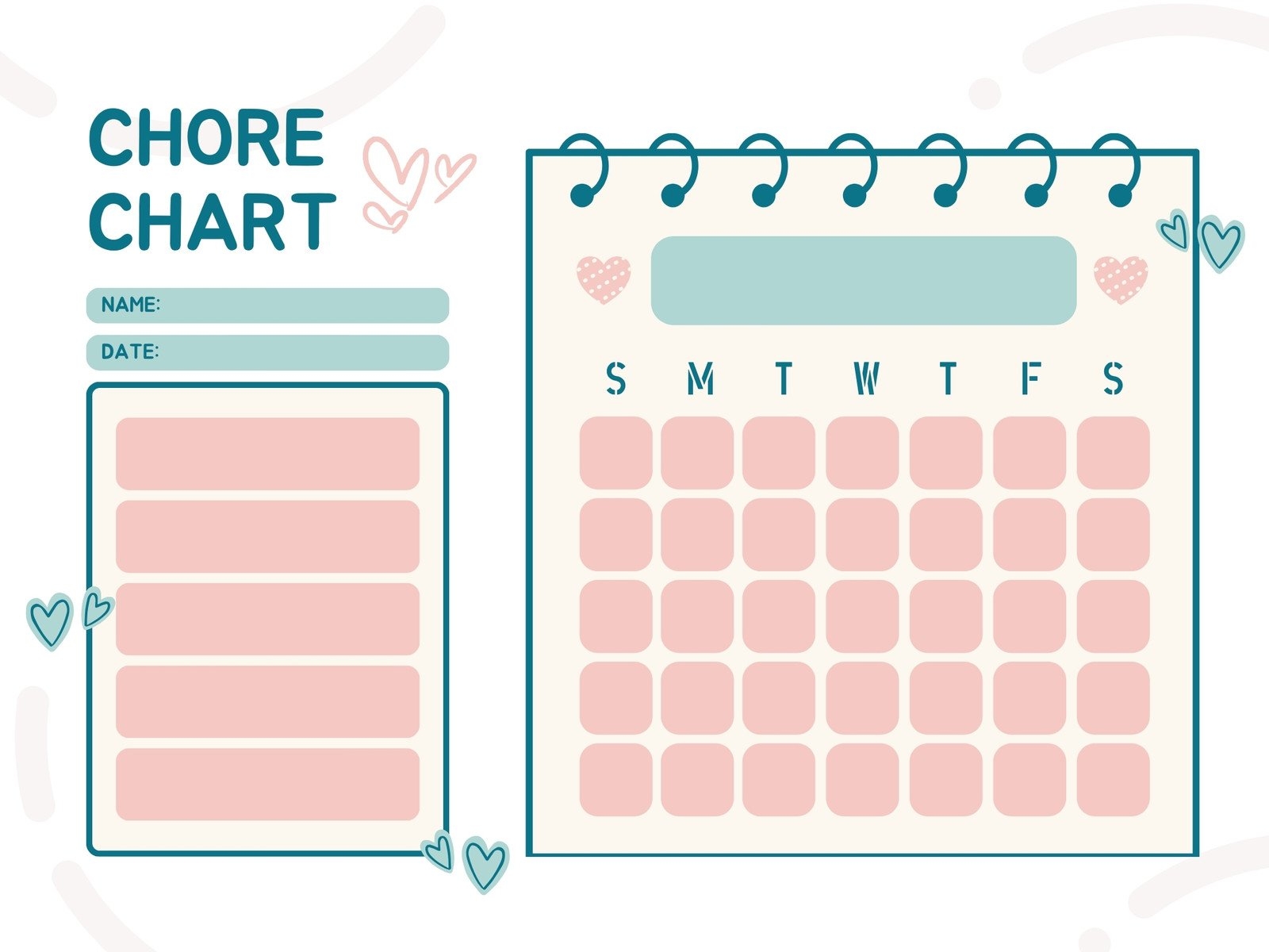 Chart Templates Free