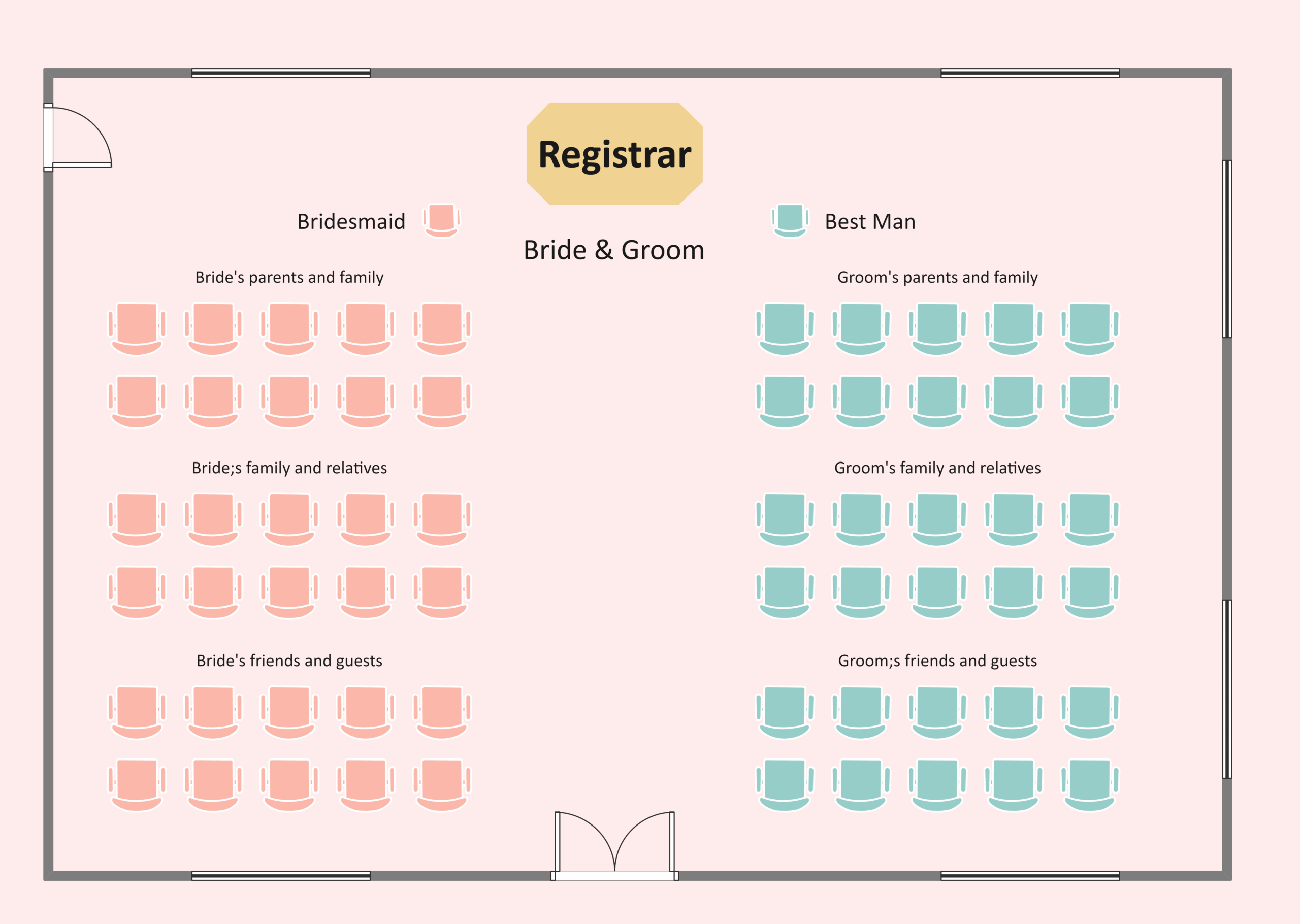 Perfect Wedding Seating Chart Guide EdrawMax Online