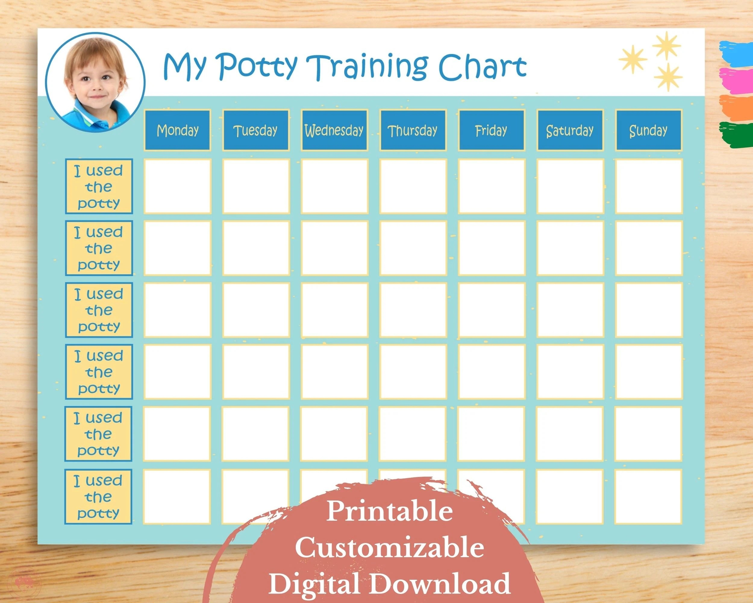Potty Training Printable Printable Design Resources