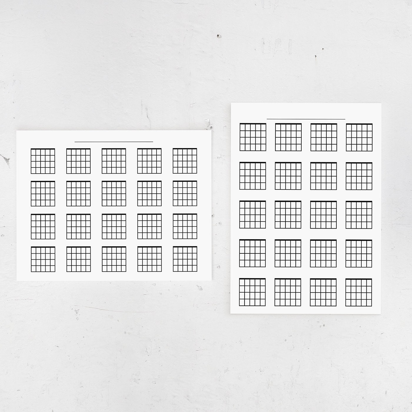 Free Blank Guitar Chord Charts Printable