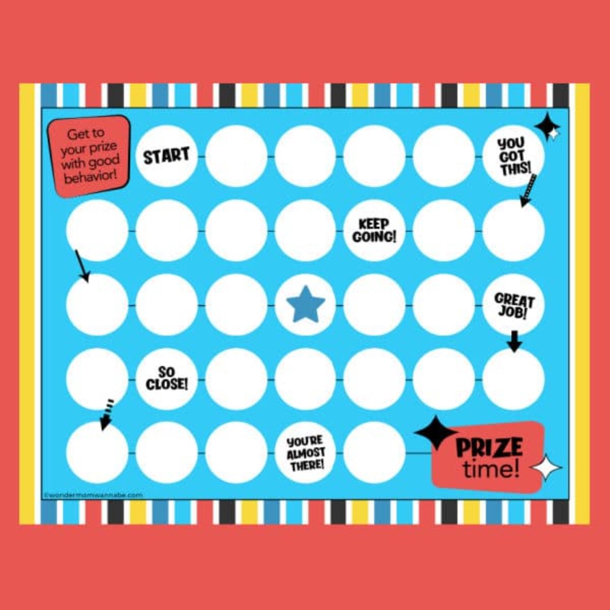 Free Printable Rewards Chart
