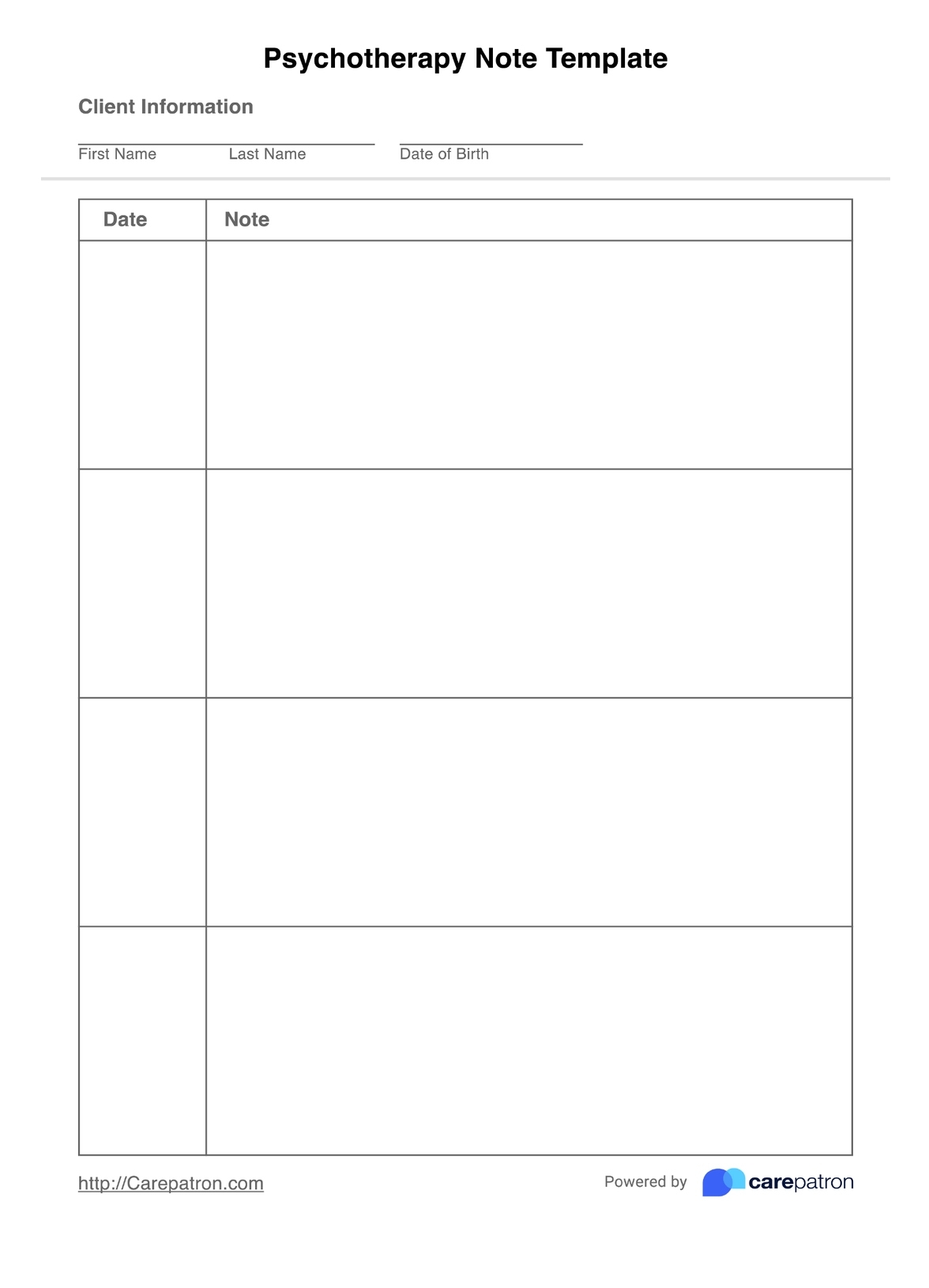Progress Notes For Nursing Template U0026 Example Free PDF Download