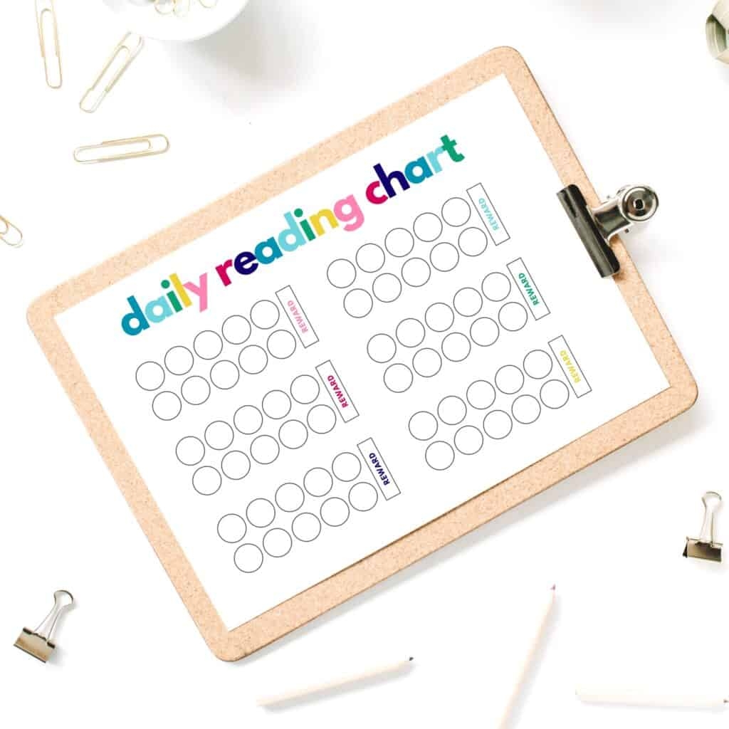 Free Printable Reading Chart