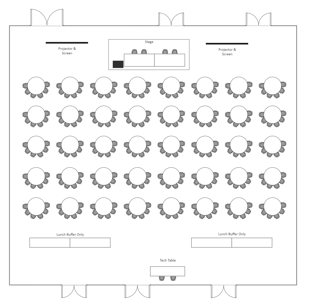 Printable Round Table Seating Chart Template