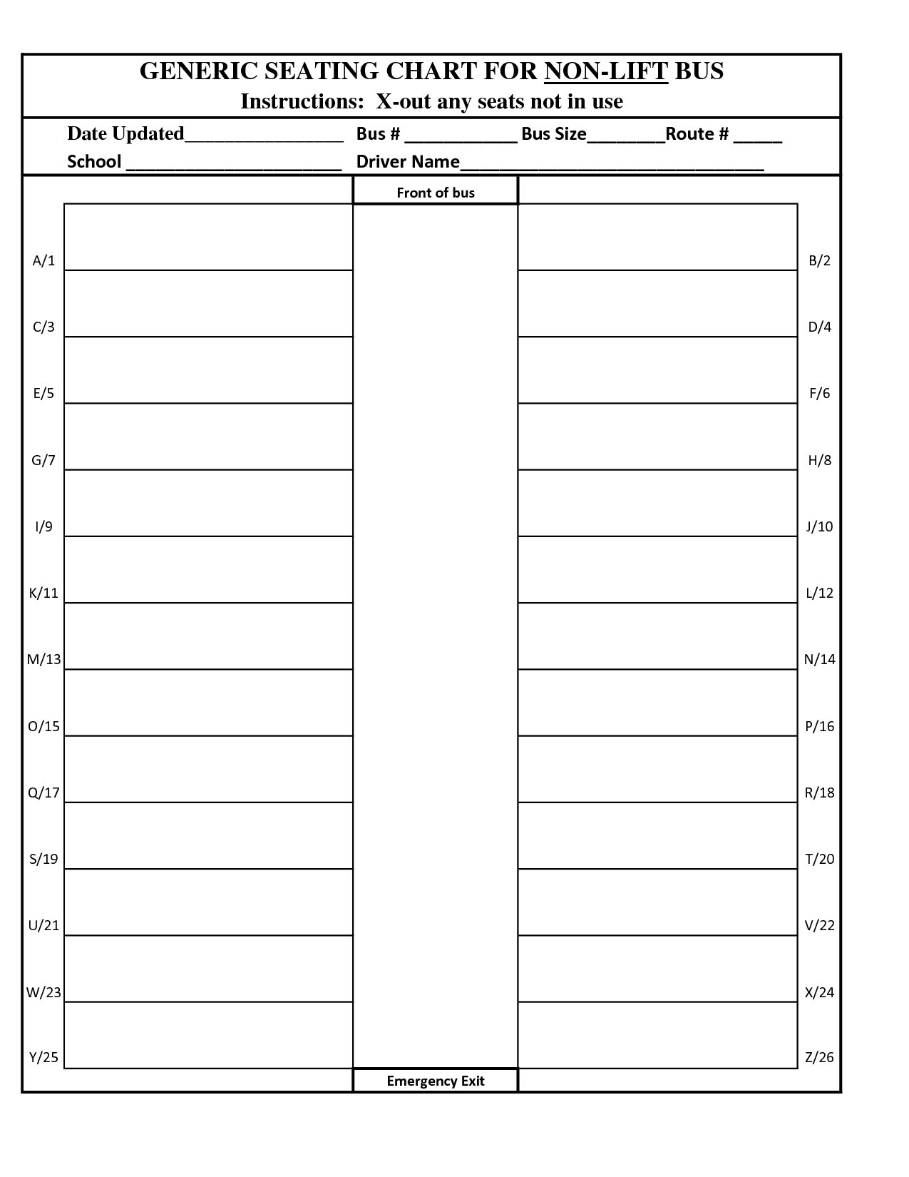 School Bus Diagram 11 Free PDF Printables Printablee