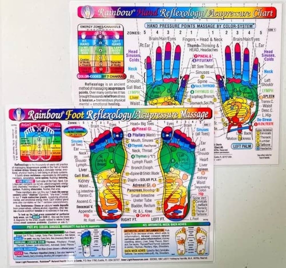 Free Printable Reflexology Chart