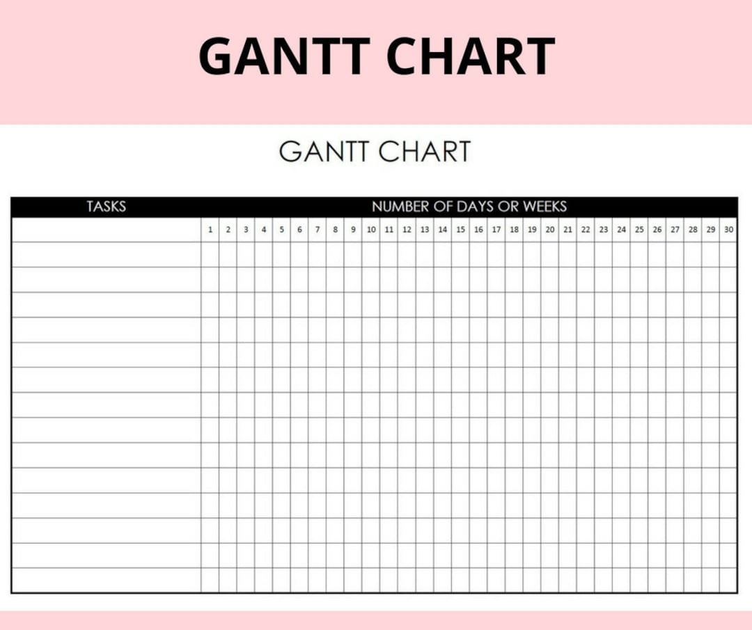 Ghant Chart Template