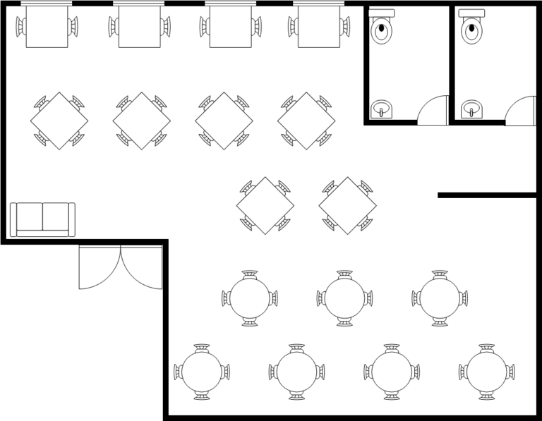 Small Restaurant Seating Plan Seating Chart Template