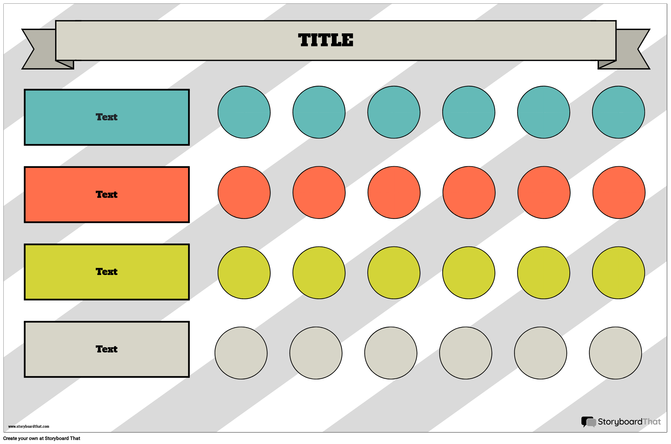 Storyboard That Free Goal Chart Templates For 2025