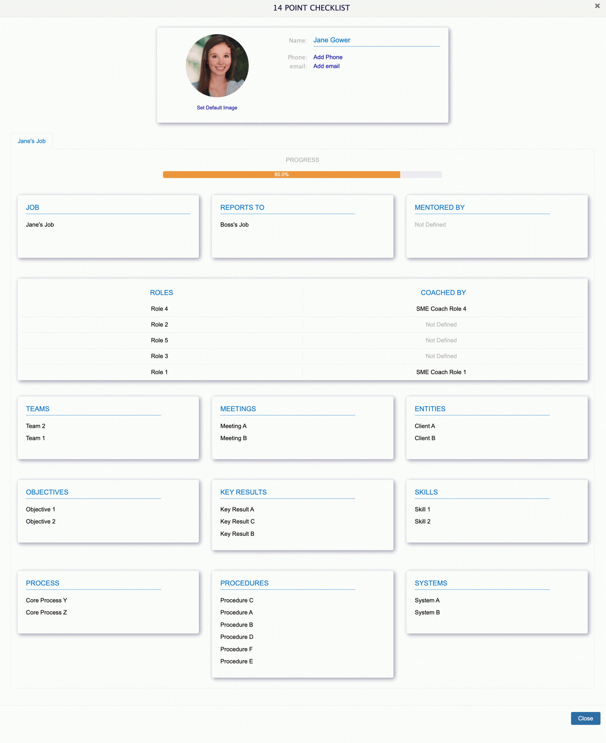Eos Accountability Chart Template