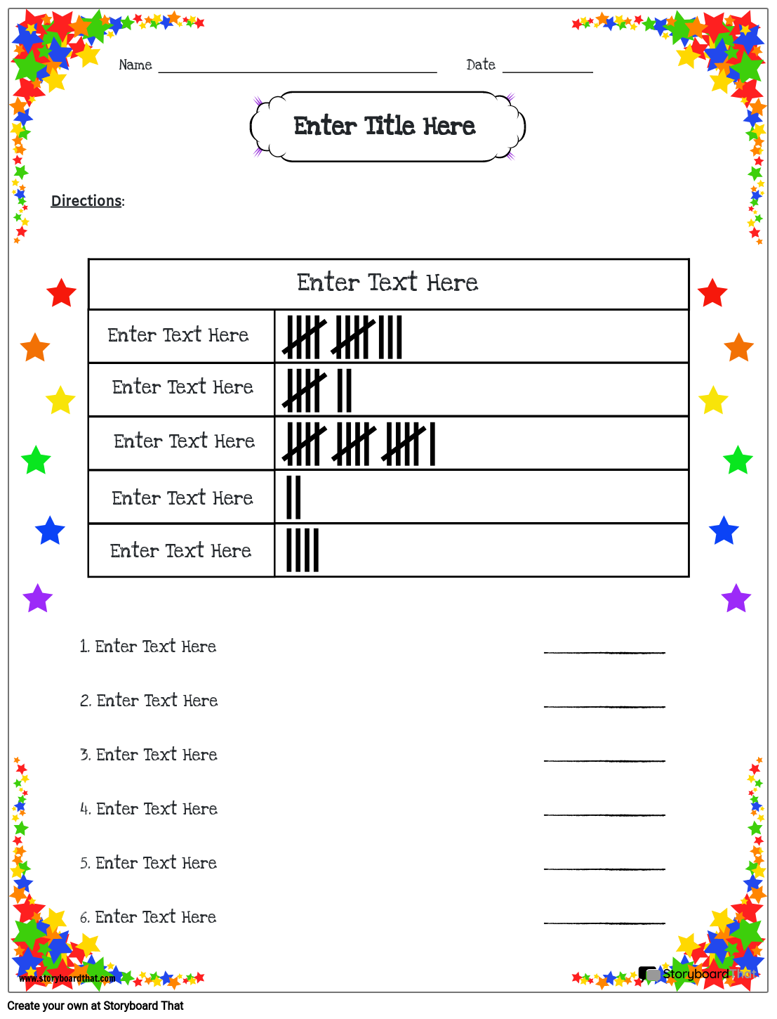 Tally Chart Maker Free Templates U0026 Customization In 2025