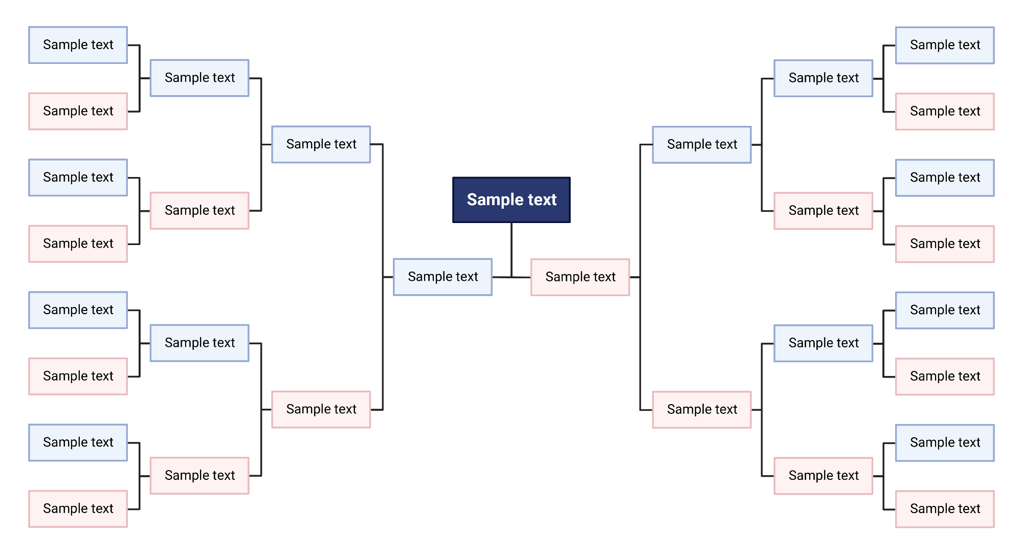 Tournament Bracket 16 Teams 2 Divisions Layout BioRender 